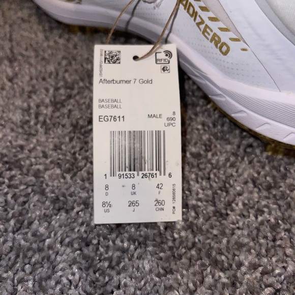 UNISEX Adidas Baseball Cleats - Picture 5 of 5